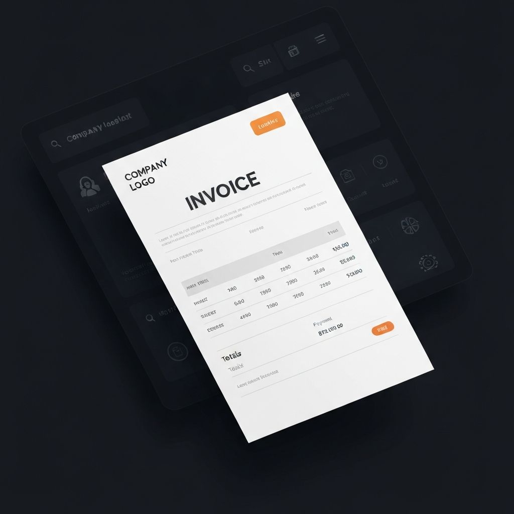 SUIT invoice generator interface preview